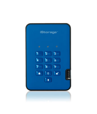 iStorage diskAshur2 SSD 128GB Blue