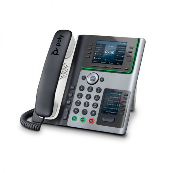 POLY Edge E450 IP Phone PoE-enabled